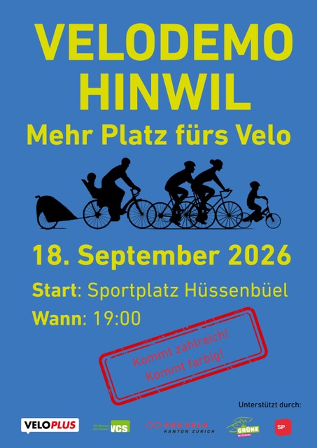 Flyer Velodemo Hinwil 2026